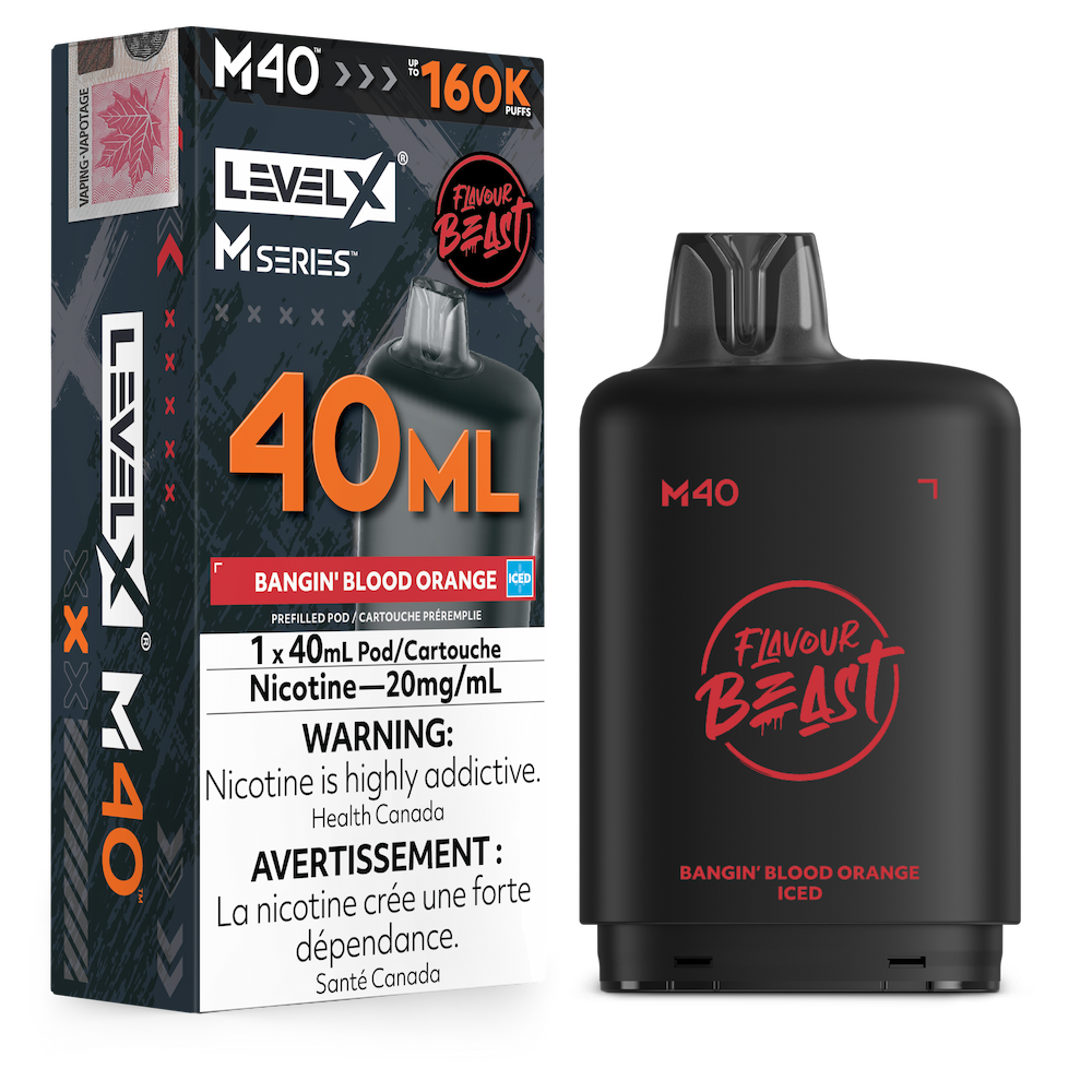 Level X M Series M40 160K - Bangin' Blood Orange Iced