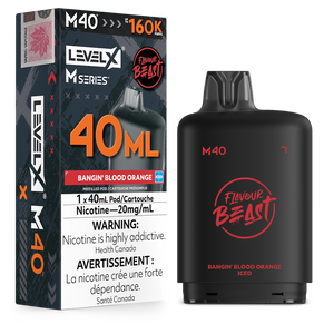 Level X M Series M40 160K - Bangin' Blood Orange Iced