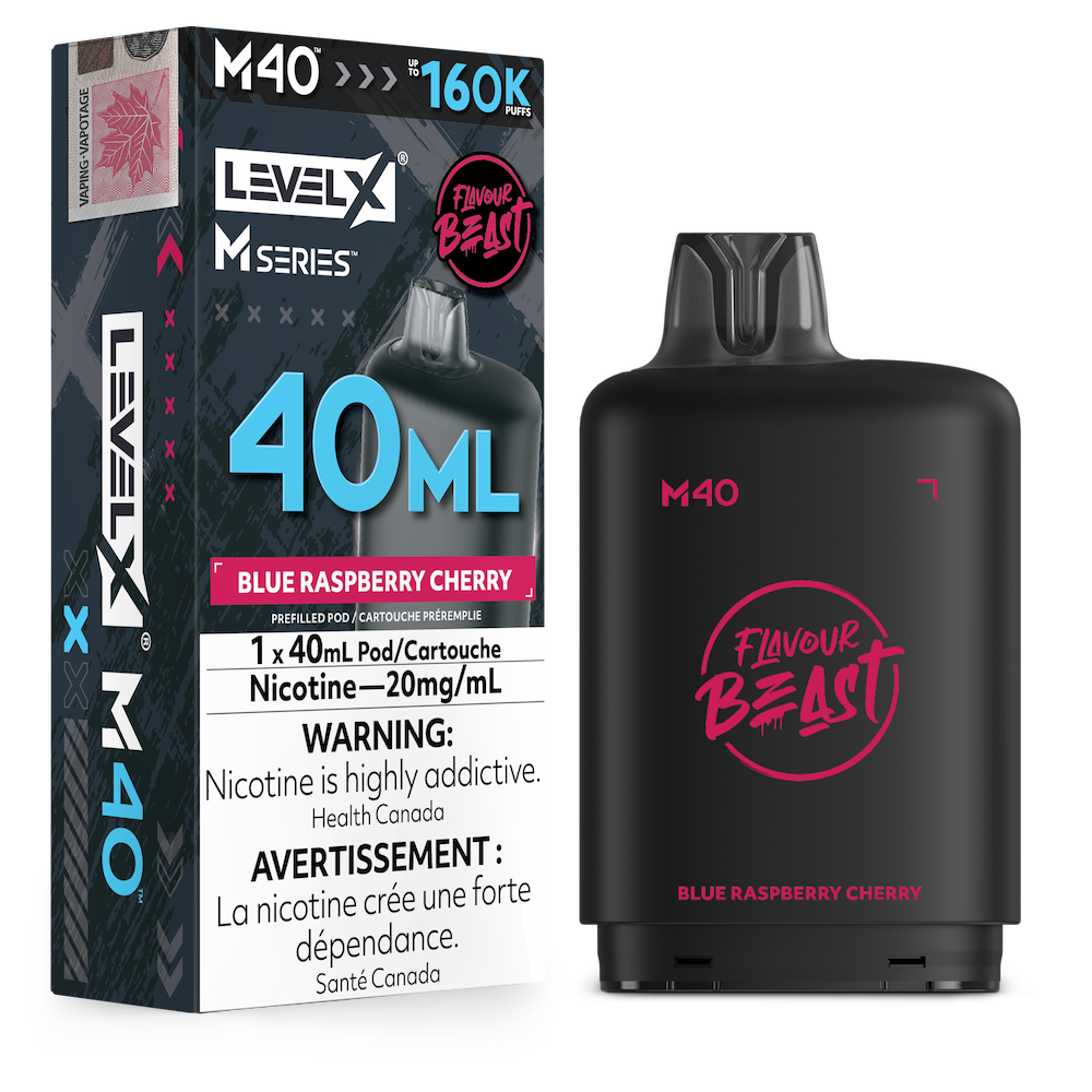 Level X M Series M40 160K -Blue Raspberry Cherry