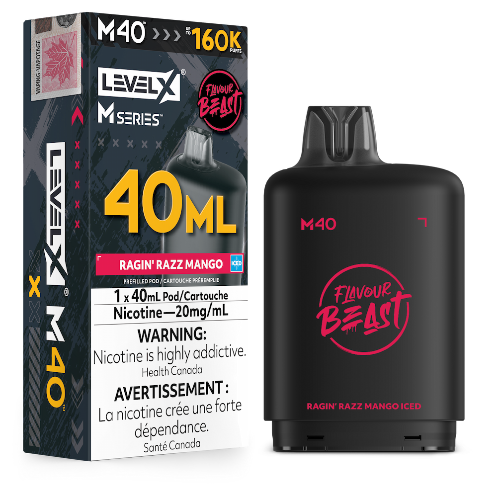 Level X M Series M40 160K - Ragin' Razz Mango Iced