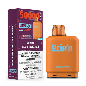 Level X Dripn G2 Ultra - Peach Blue Razz Ice