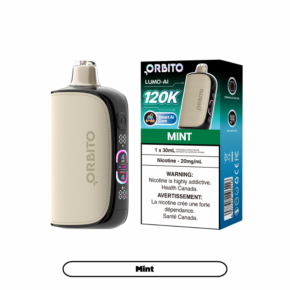 Orbito Lumo Ai 120k Disposable Vape - Mint