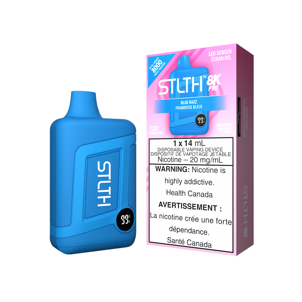 STLTH 8k Pro - Blue Razz