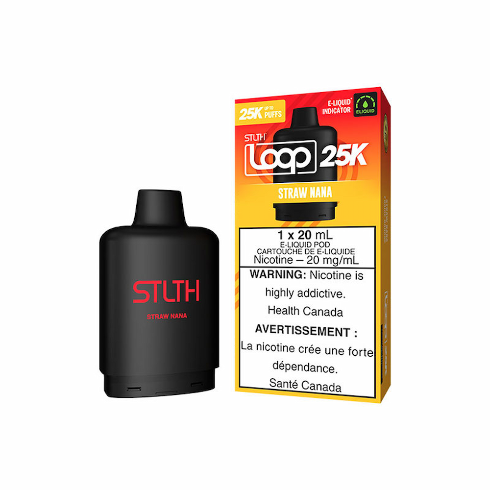 STLTH 25k Loop Pre-filled Vape Pod - Strawnana