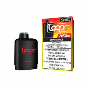 STLTH 70k Loop Max Pre-filled Vape Pod - Strawnana Ice