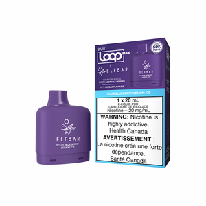 STLTH x Elf Bar 50k Loop Max Pre-filled Vape Pod - Sour Blueberry Lemon