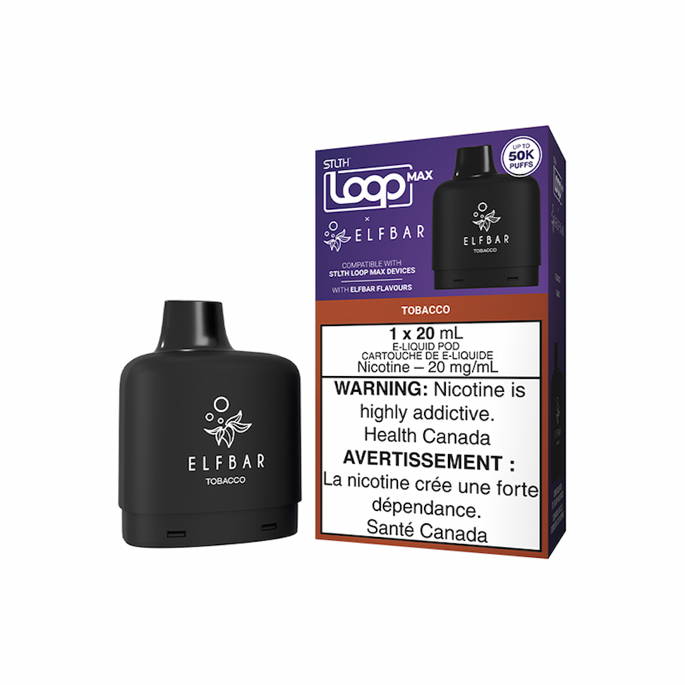 STLTH x Elf Bar 50k Loop Max Pre-filled Vape Pod - Tobacco