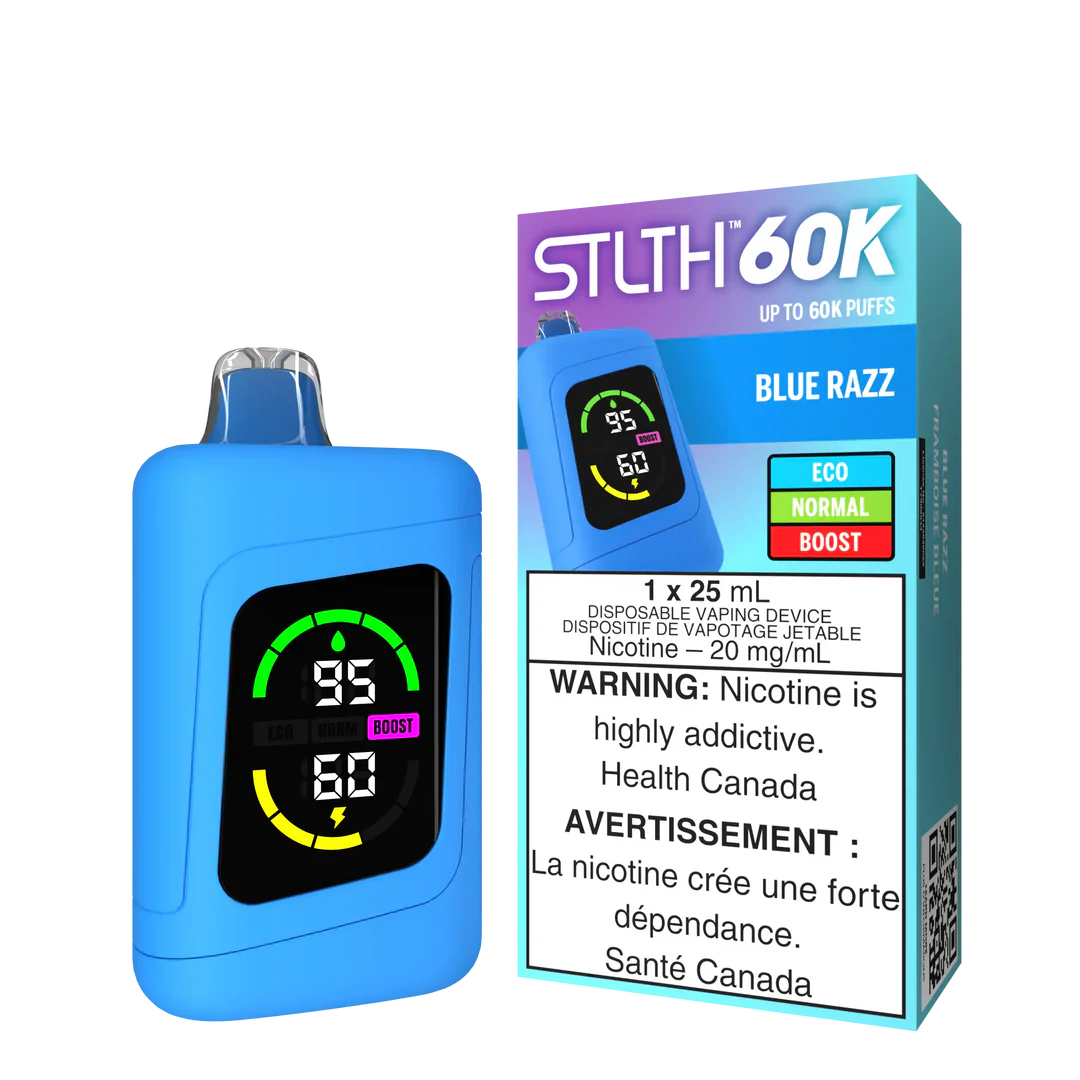 STLTH 60K Disposable Vape - Blue Razz