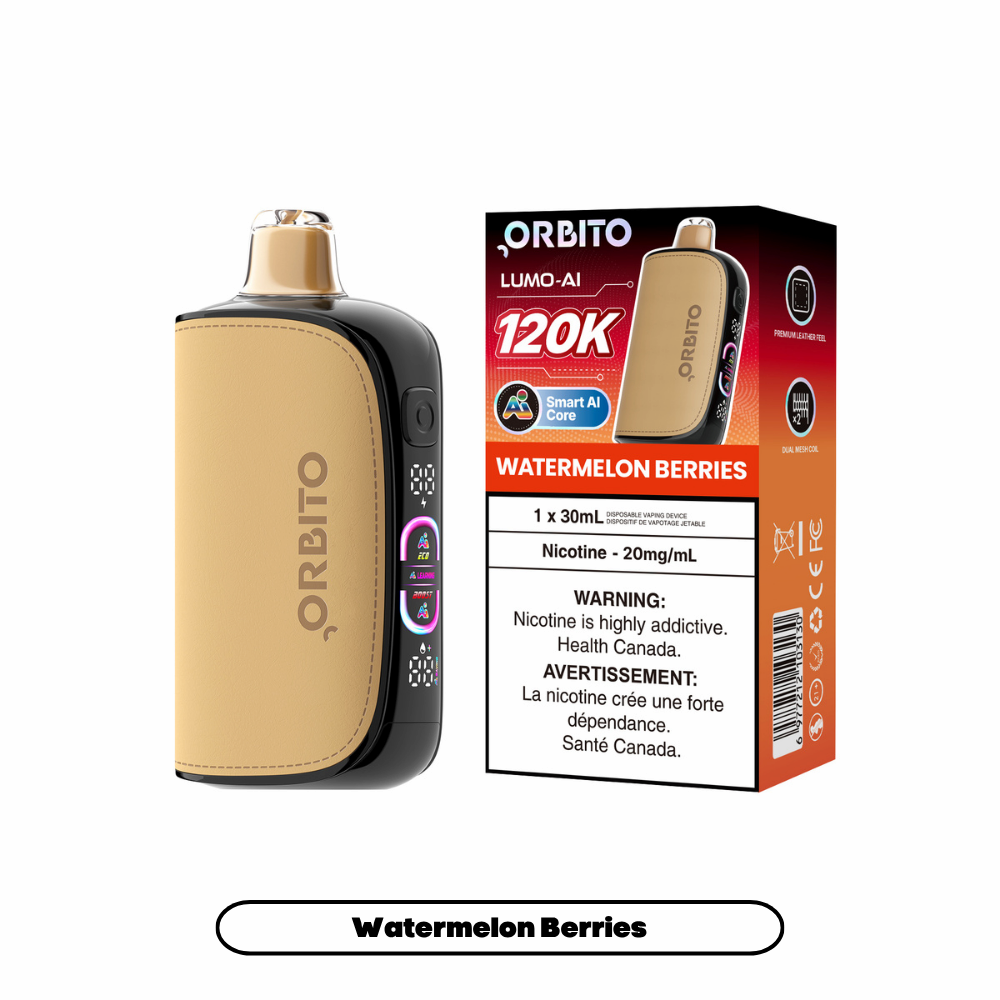 Orbito Lumo Ai 120k Disposable Vape - Watermelon Berries