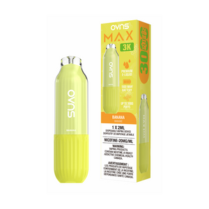 OVNS Max 3k Puffs Disposable Vape - Banana
