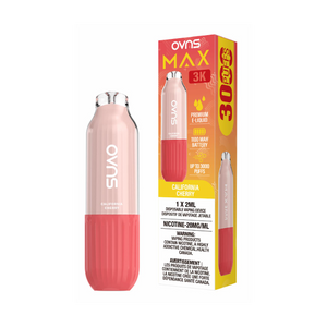 OVNS Max 3k Puffs Disposable Vape - California Cherry