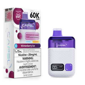 Capsl By Flavour Beast 60K Disposable Vape - Winterberry Ice