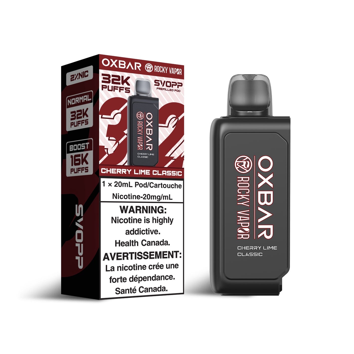 Oxbar 32k Svopp Pods - Cherry Lime Classic