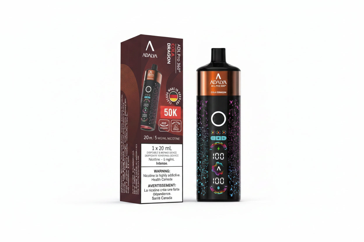 Adalya Pro 360 50K Disposable Shisha Vape - Cola dragon