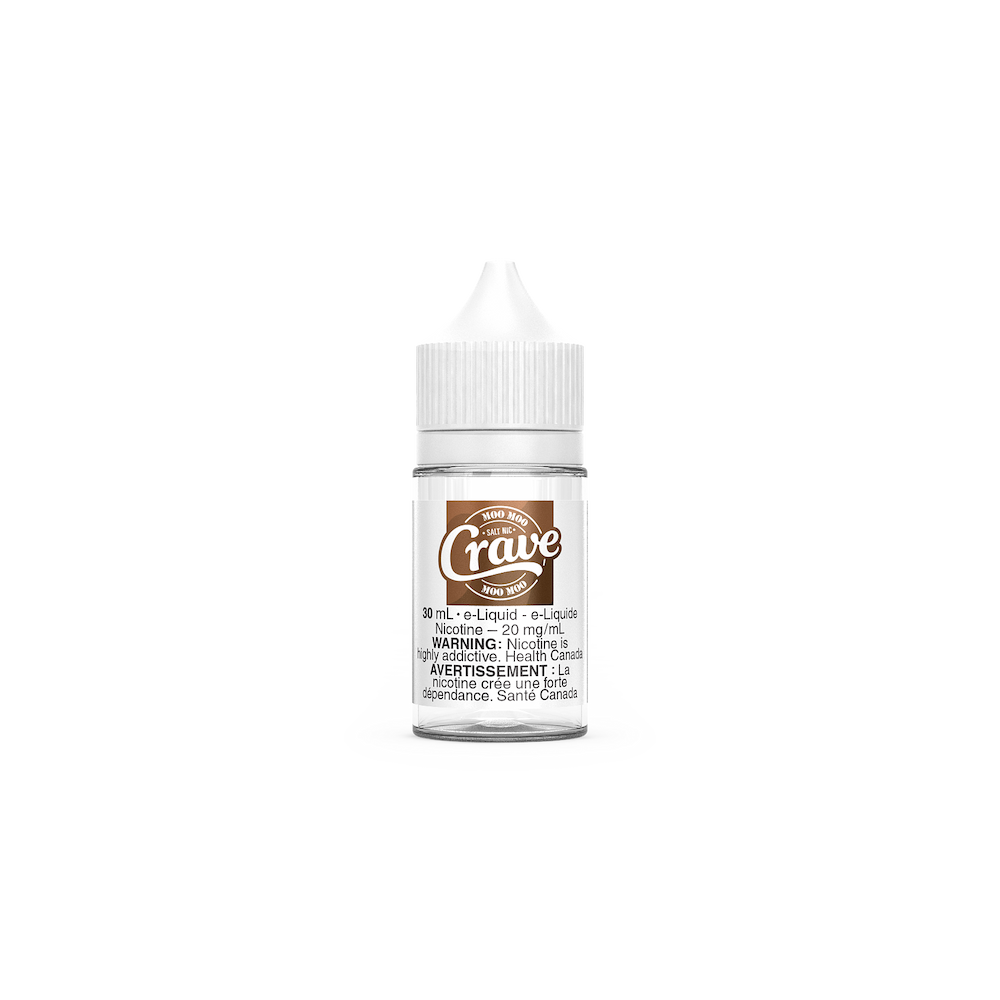 Crave Salt Nic Vape Juice - Moo Moo (30ml)