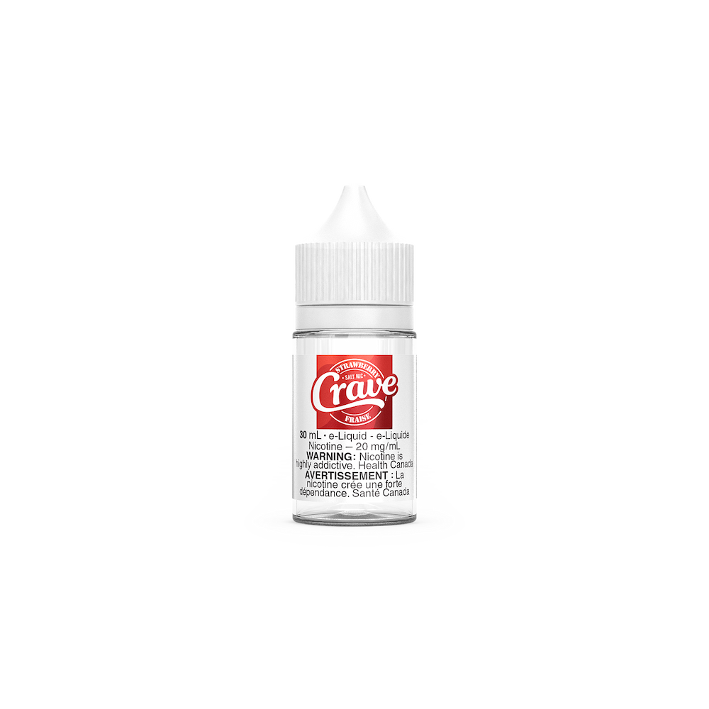 Crave Salt Nic Vape Juice - Strawberry (30ml)