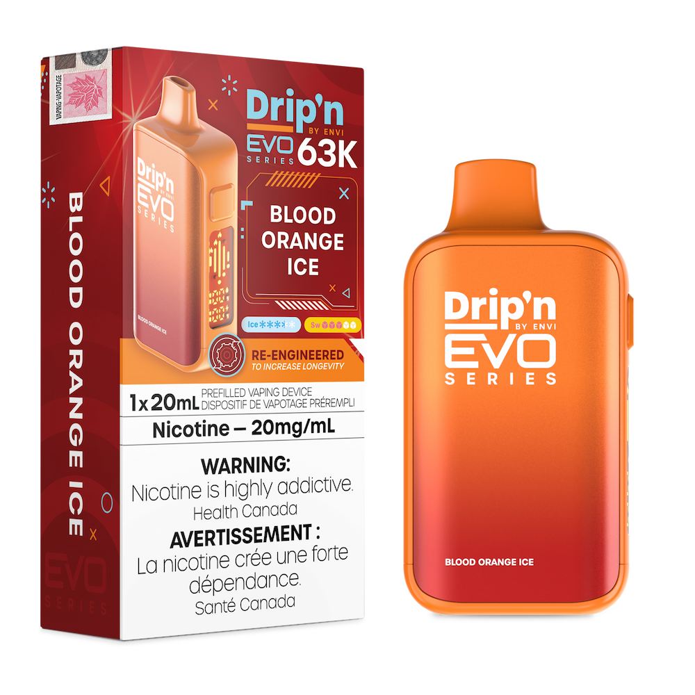 Drip'n By Envi Evo Series 63k Disposable Vape - Blood Orange Ice