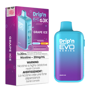 Drip'n By Envi Evo Series 63k Disposable Vape - Grape Ice