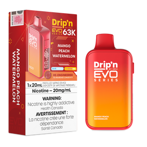 Drip'n By Envi Evo Series 63k Disposable Vape - Mango Peach Watermelon