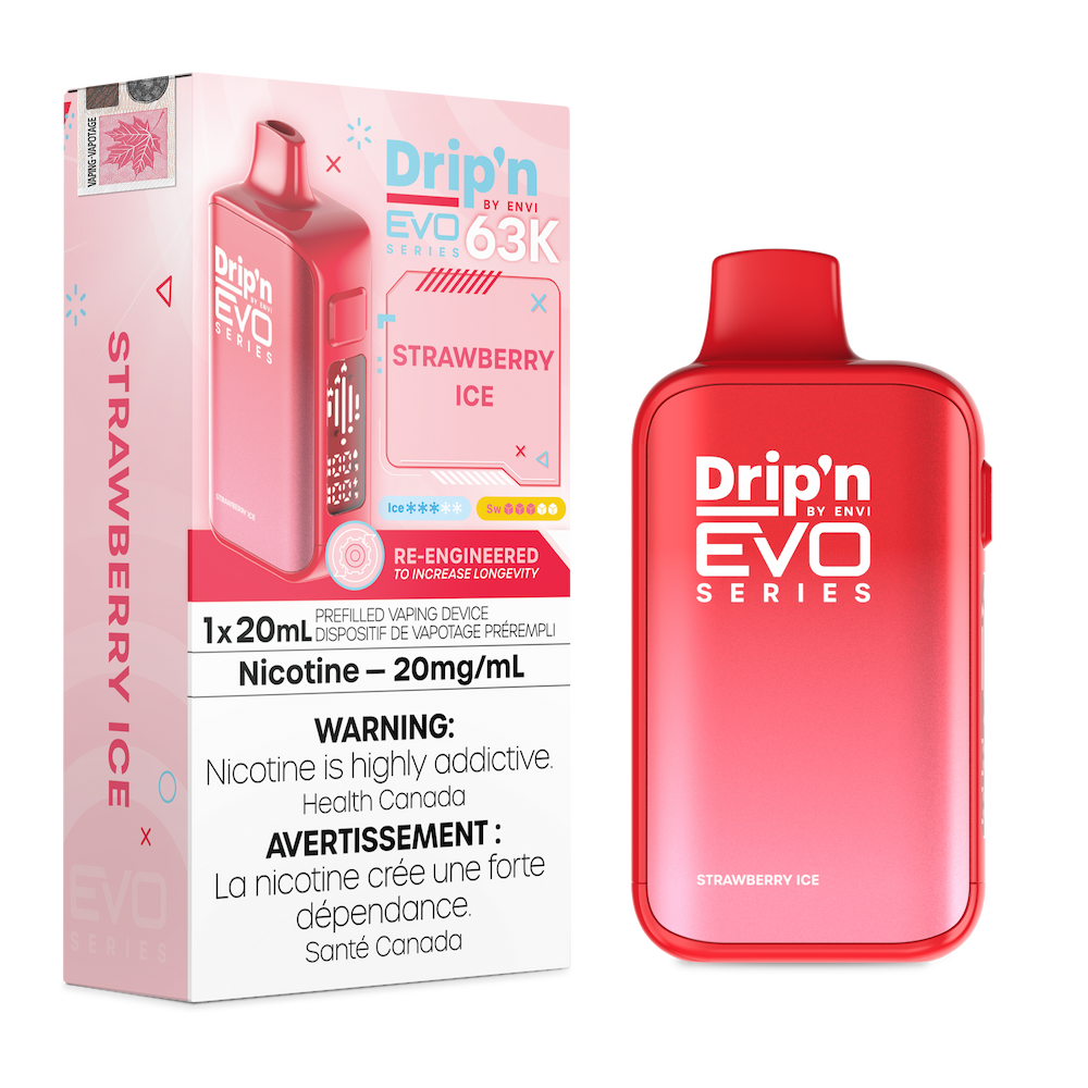 Drip'n By Envi Evo Series 63k Disposable Vape - Strawberry Ice