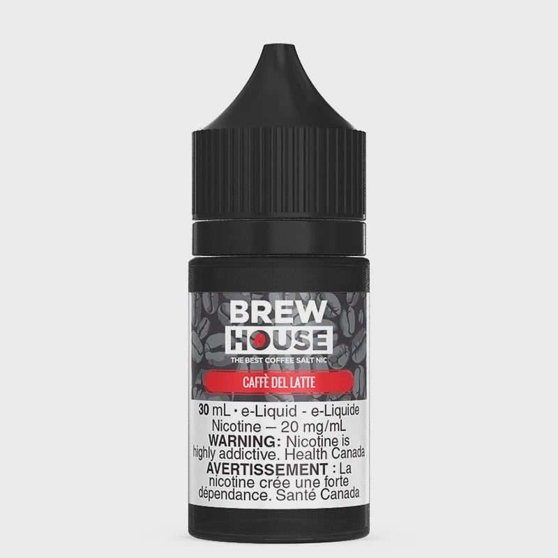 Brew House Salt Nic - Caffe Del Latte 30ml 20mg