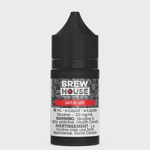 Brew House Salt Nic - Caffe Del Latte 30ml 20mg
