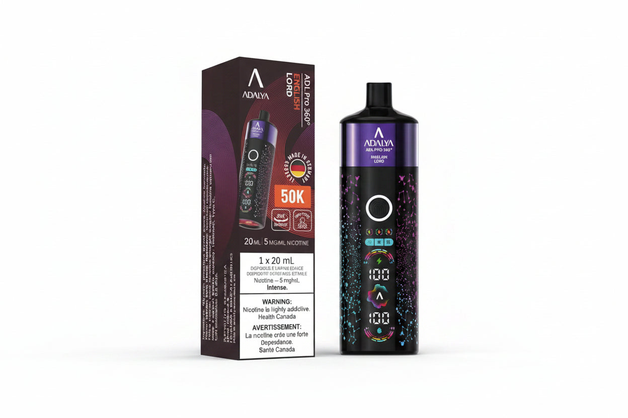 Adalya Pro 360 50K Disposable Shisha Vape - English Lord