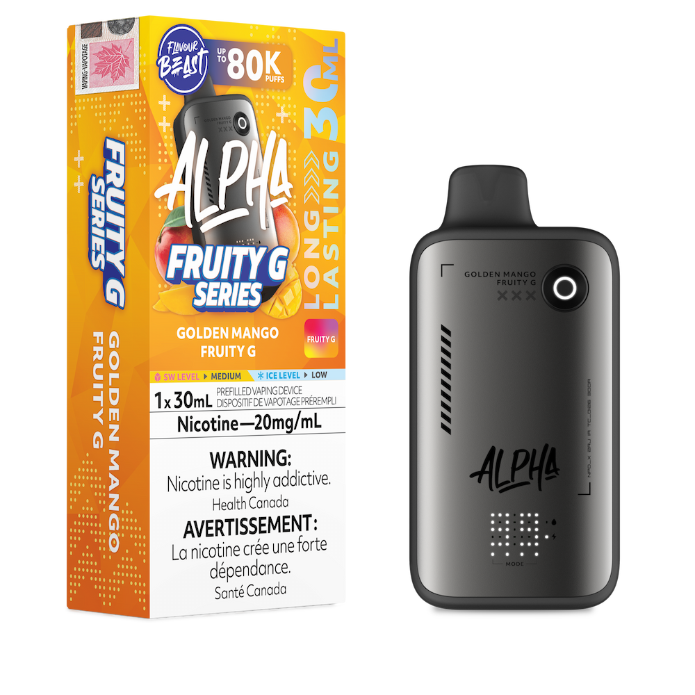 Flavour Beast Alpha 80K Puffs Disposable Vape - Golden Mango Fruity G