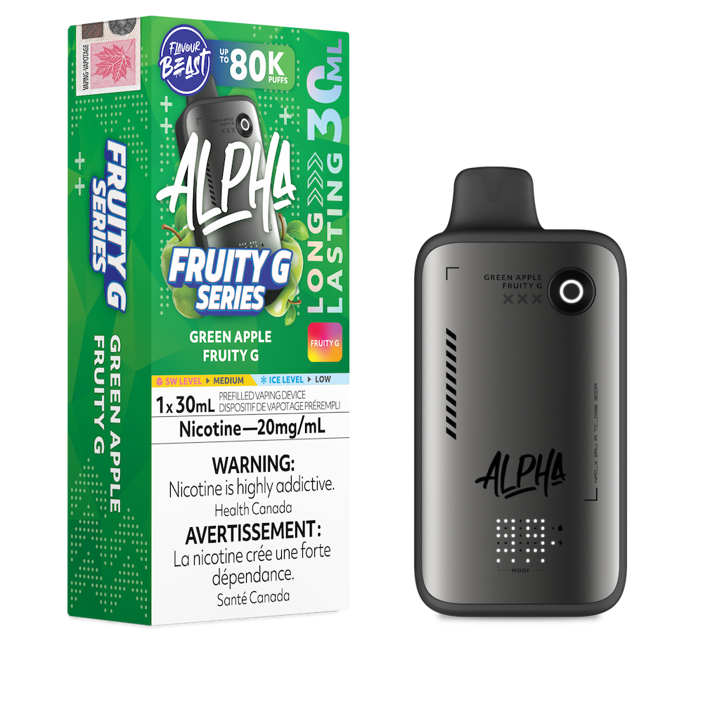 Flavour Beast Alpha 80K Puffs Disposable Vape - Green Apple Fruity G