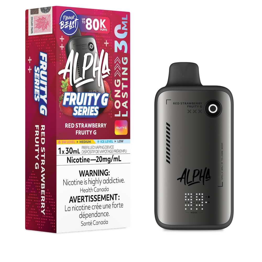 Flavour Beast Alpha 80K Puffs Disposable Vape - Red Strawberry Fruity G
