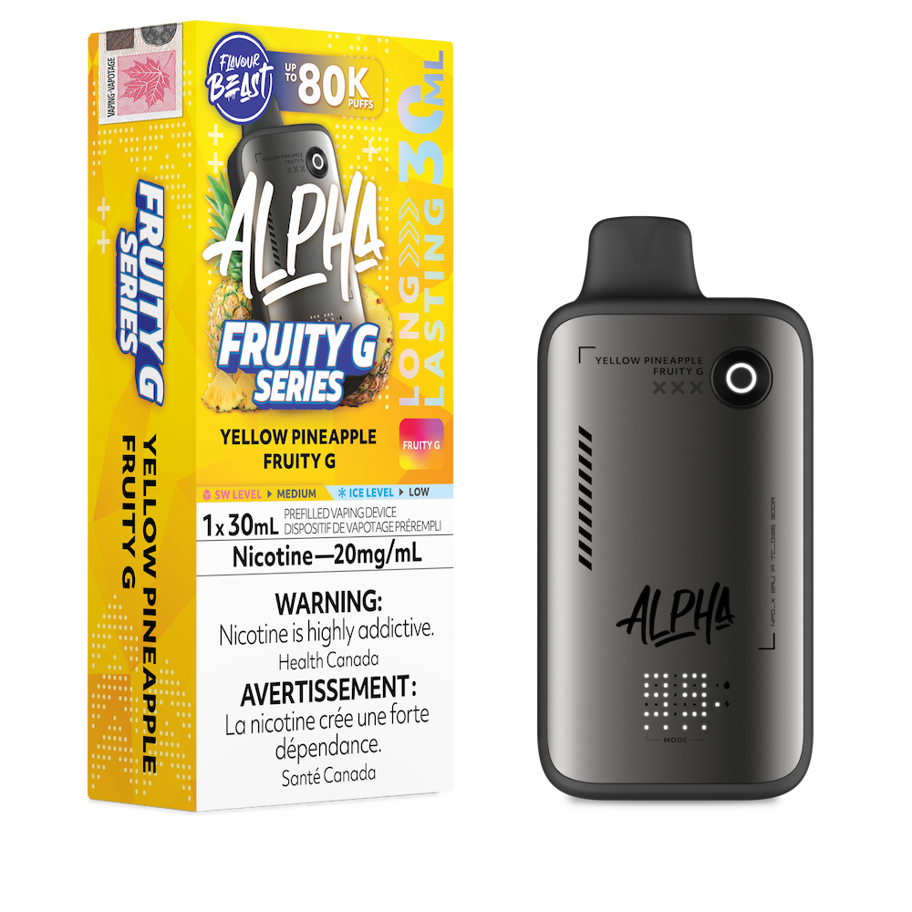 Flavour Beast Alpha 80K Puffs Disposable Vape - Yellow Pineapple Fruity G