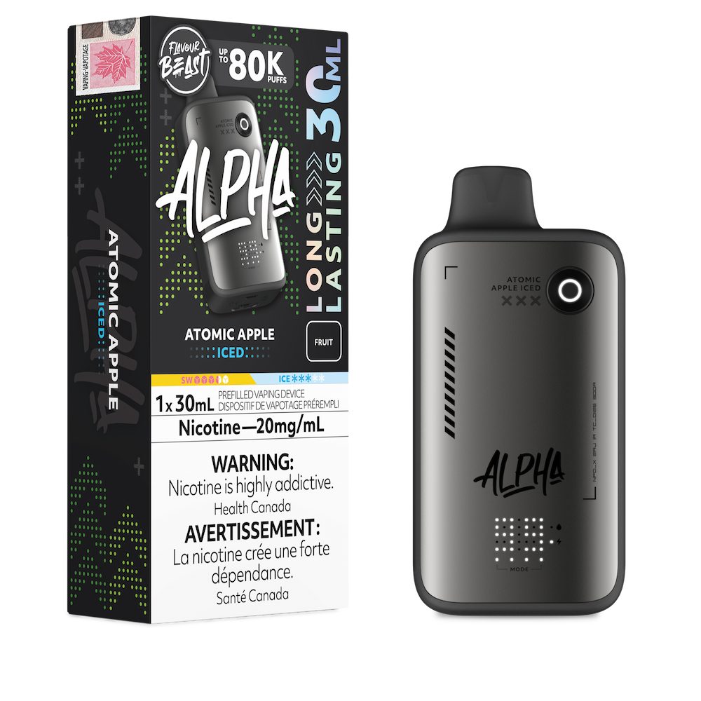 Flavour Beast Alpha 80K Puffs Disposable Vape - Atomic Apple Iced