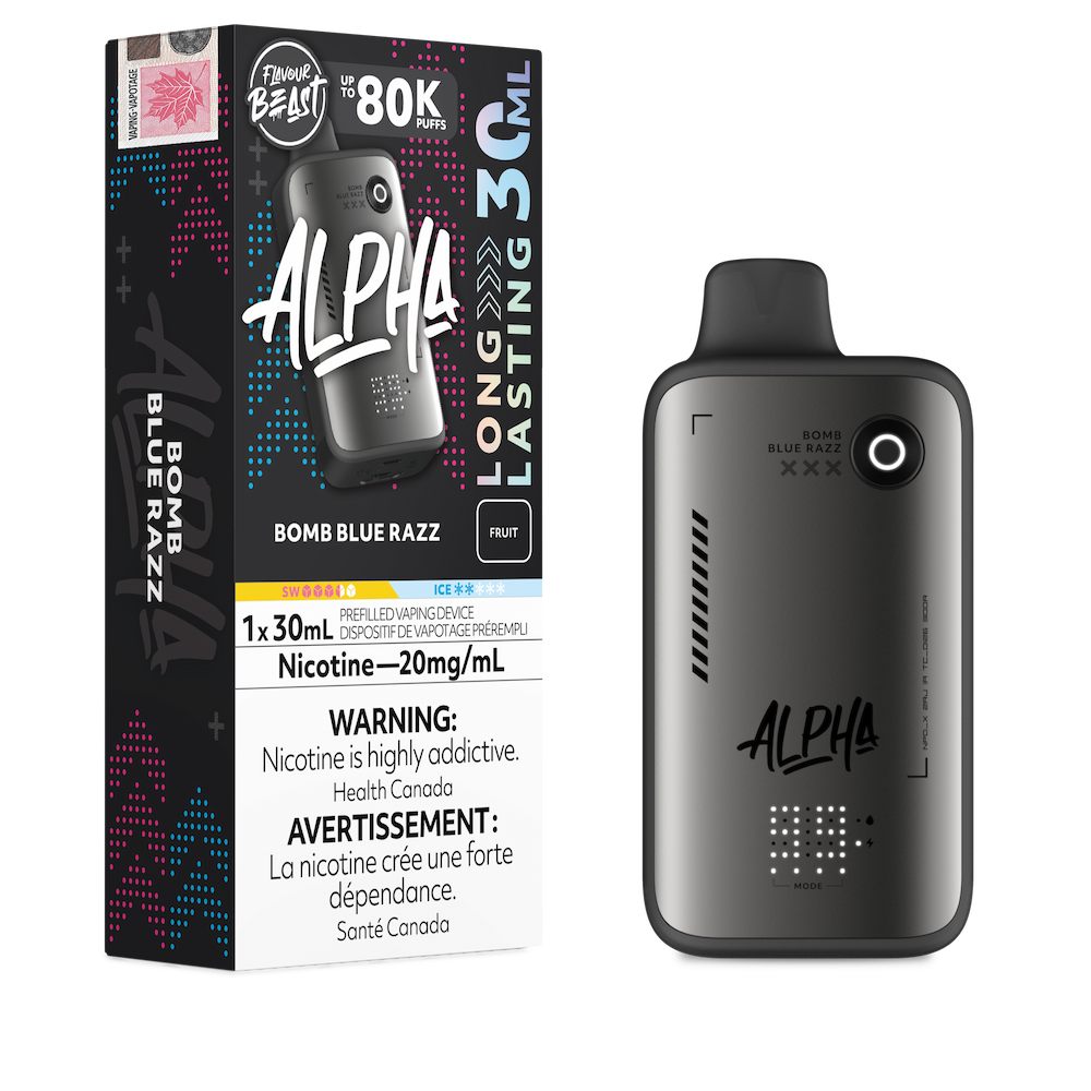 Flavour Beast Alpha 80K Puffs Disposable Vape - Bomb Blue Razz