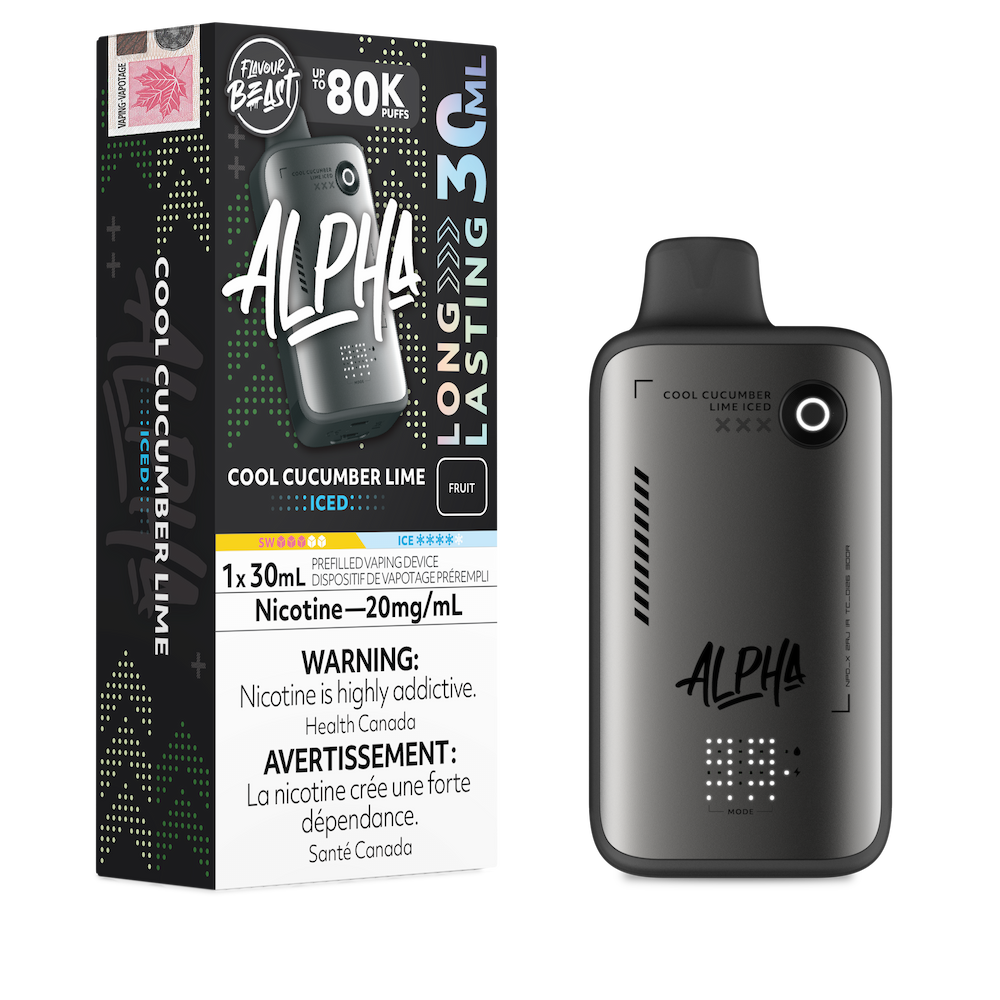 Flavour Beast Alpha 80K Puffs Disposable Vape - Cool Cucumber Lime