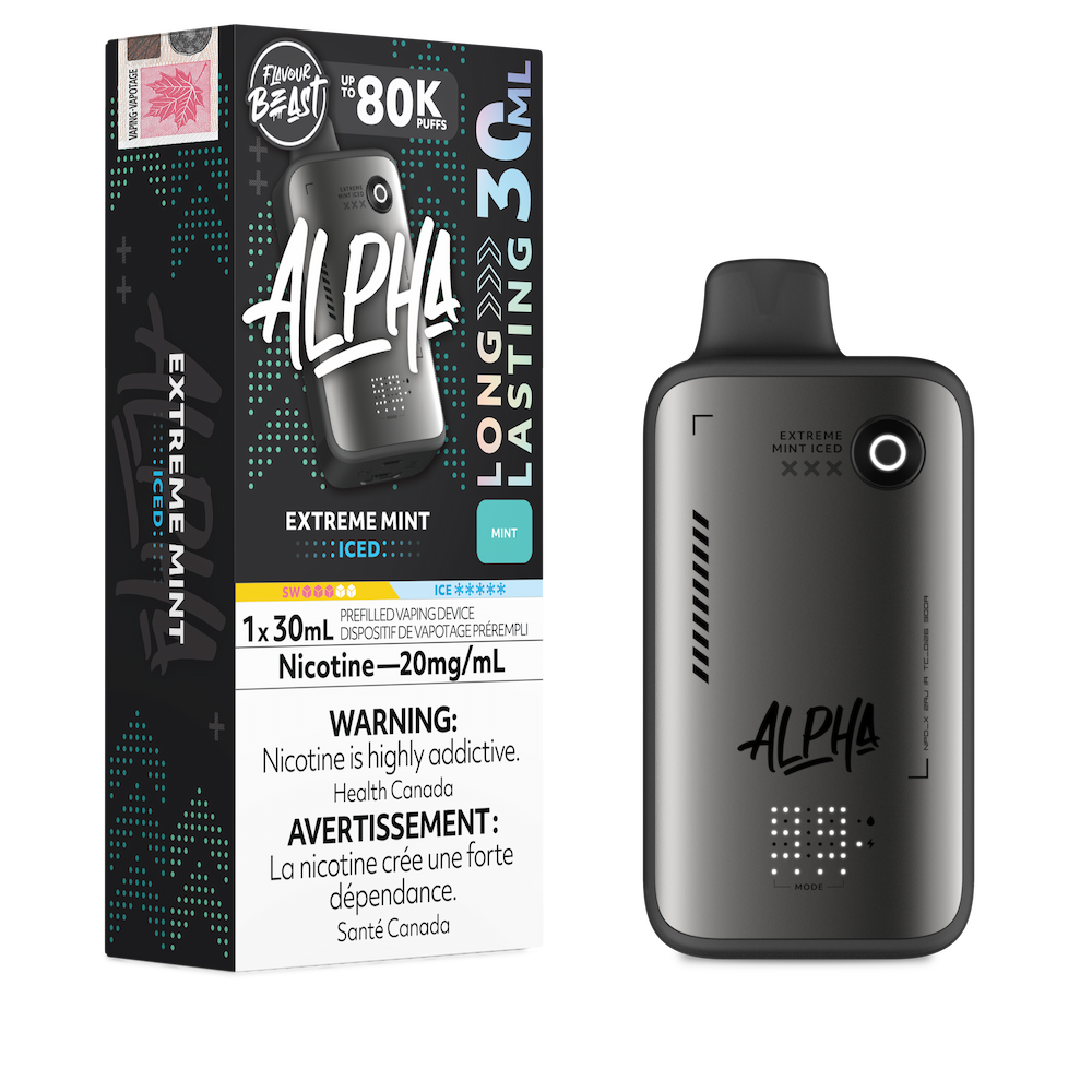 Flavour Beast Alpha 80K Puffs Disposable Vape - Extreme Mint Iced