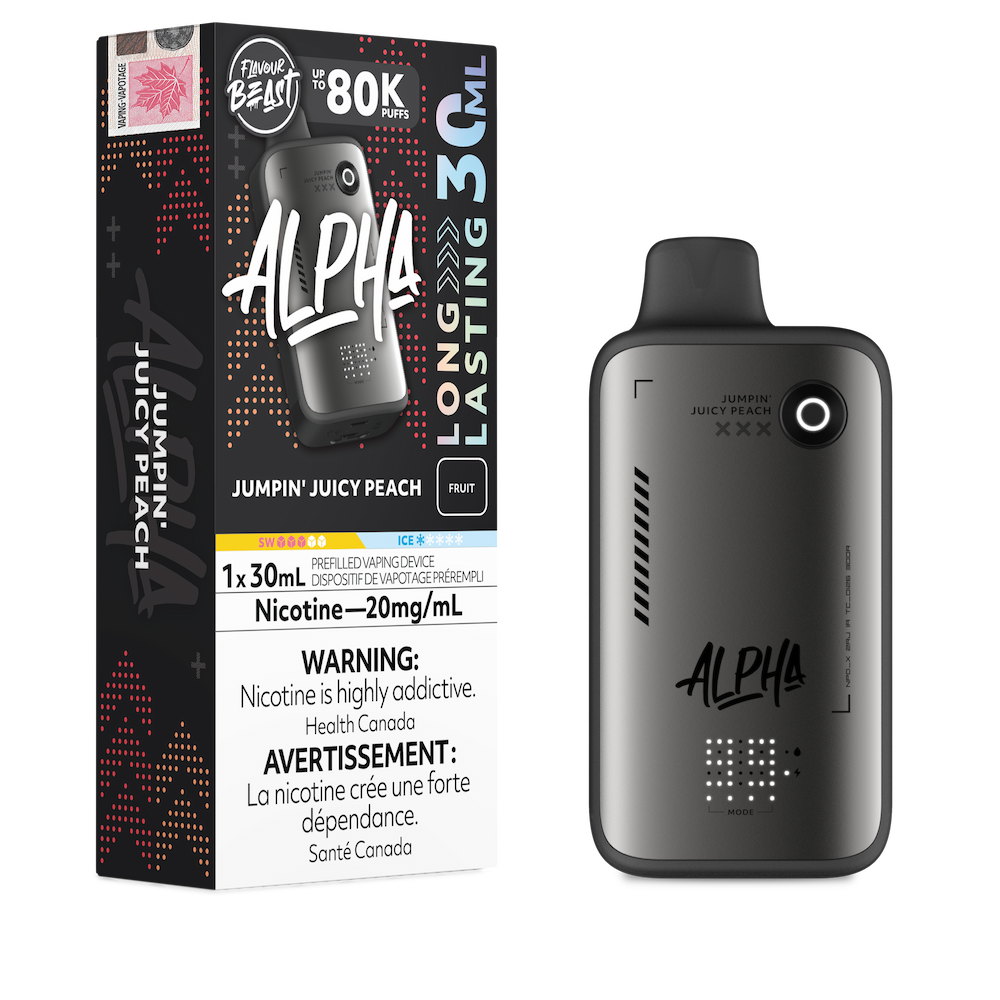 Flavour Beast Alpha 80K Puffs Disposable Vape - Jumpin' Juicy Peach