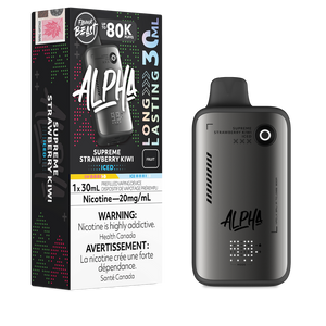 Flavour Beast Alpha 80K Puffs Disposable Vape - Supreme Strawberry Kiwi Iced