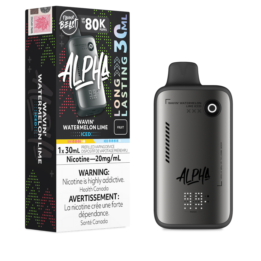 Flavour Beast Alpha 80K Puffs Disposable Vape - Wavin' Watermelon Lime