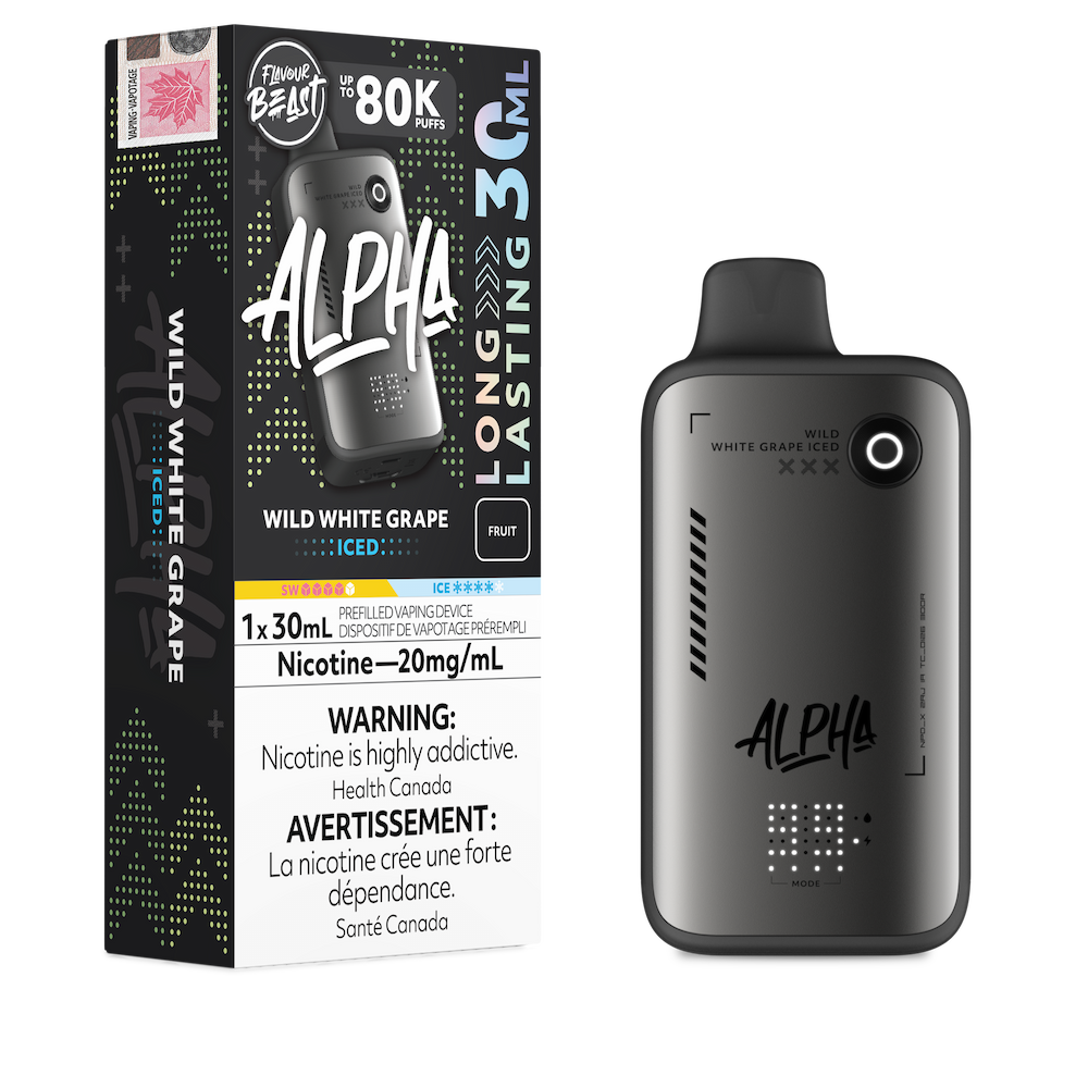 Flavour Beast Alpha 80K Puffs Disposable Vape - Wild White Grape Iced