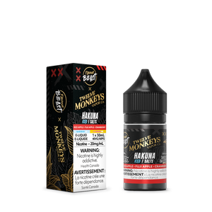 Flavour Beast x Twelve Monkeys ICE Salt Nic Vape Juice - Hakuna (30ml)