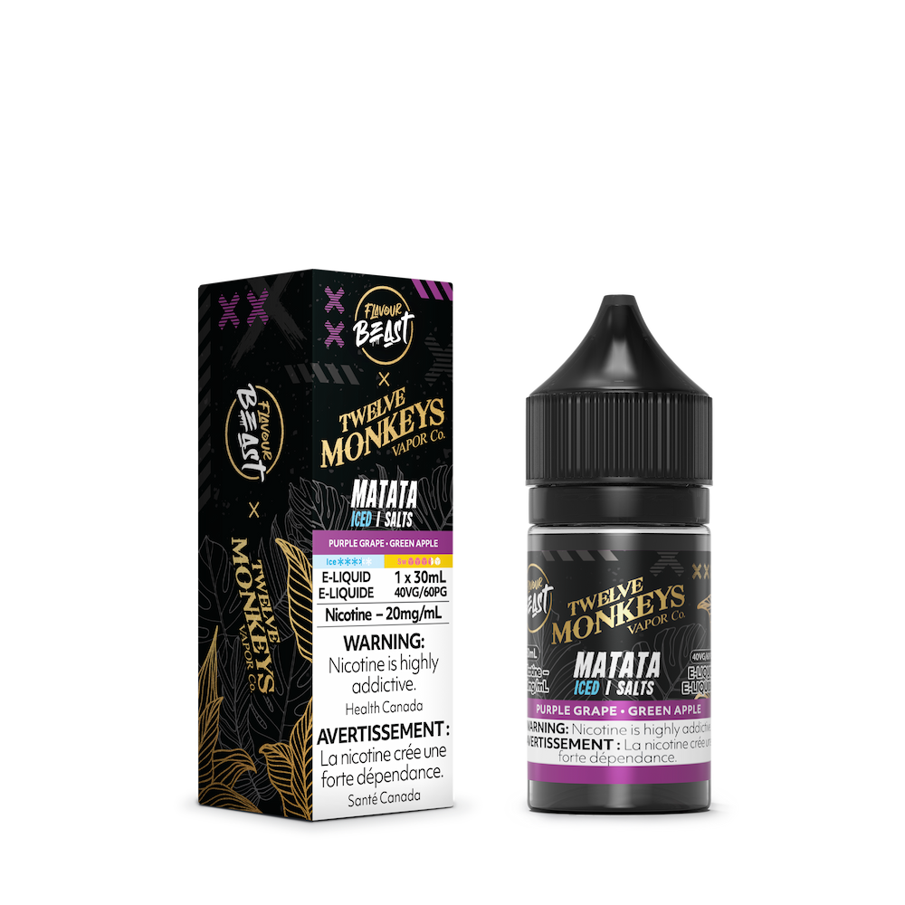 Flavour Beast x Twelve Monkeys ICE Salt Nic Vape Juice - Matata (30ml)