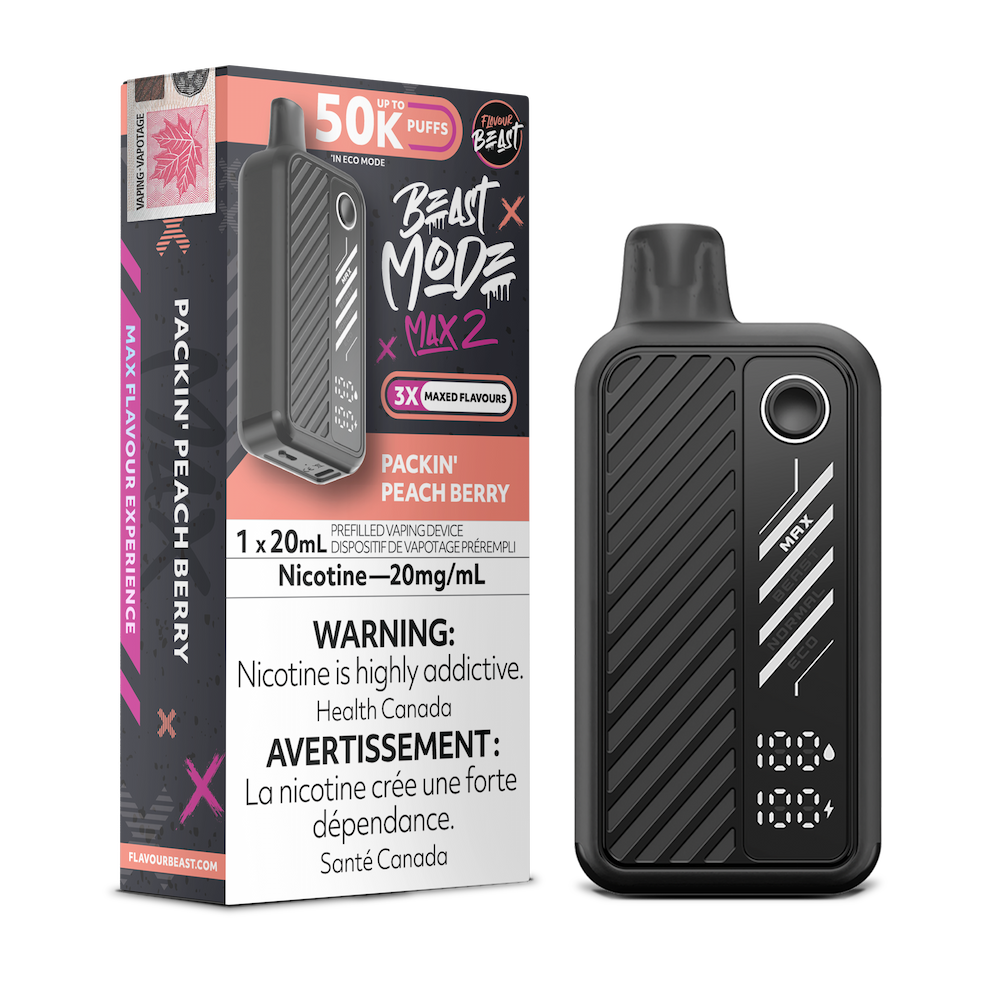 Flavour Beast Beast Mode Max 2 - Packin' Peach Berry