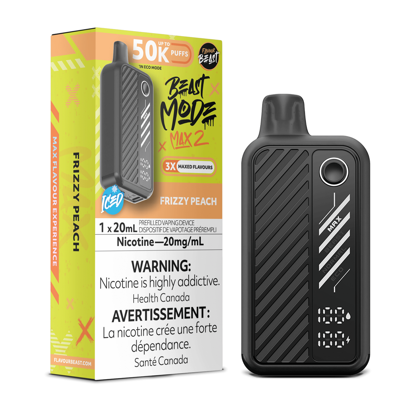 Flavour Beast Beast Mode Max 2- Frizzy Peach