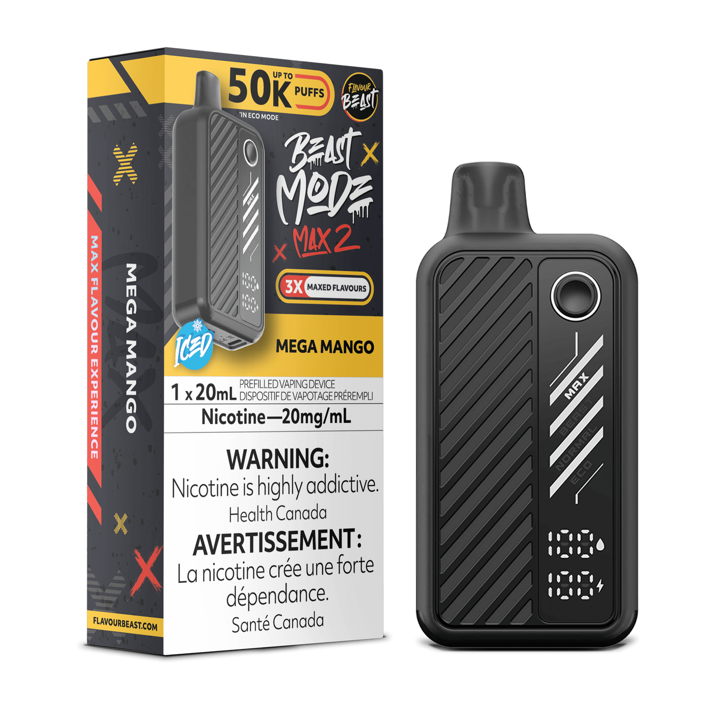 Flavour Beast Beast Mode Max 2- Mega Mango