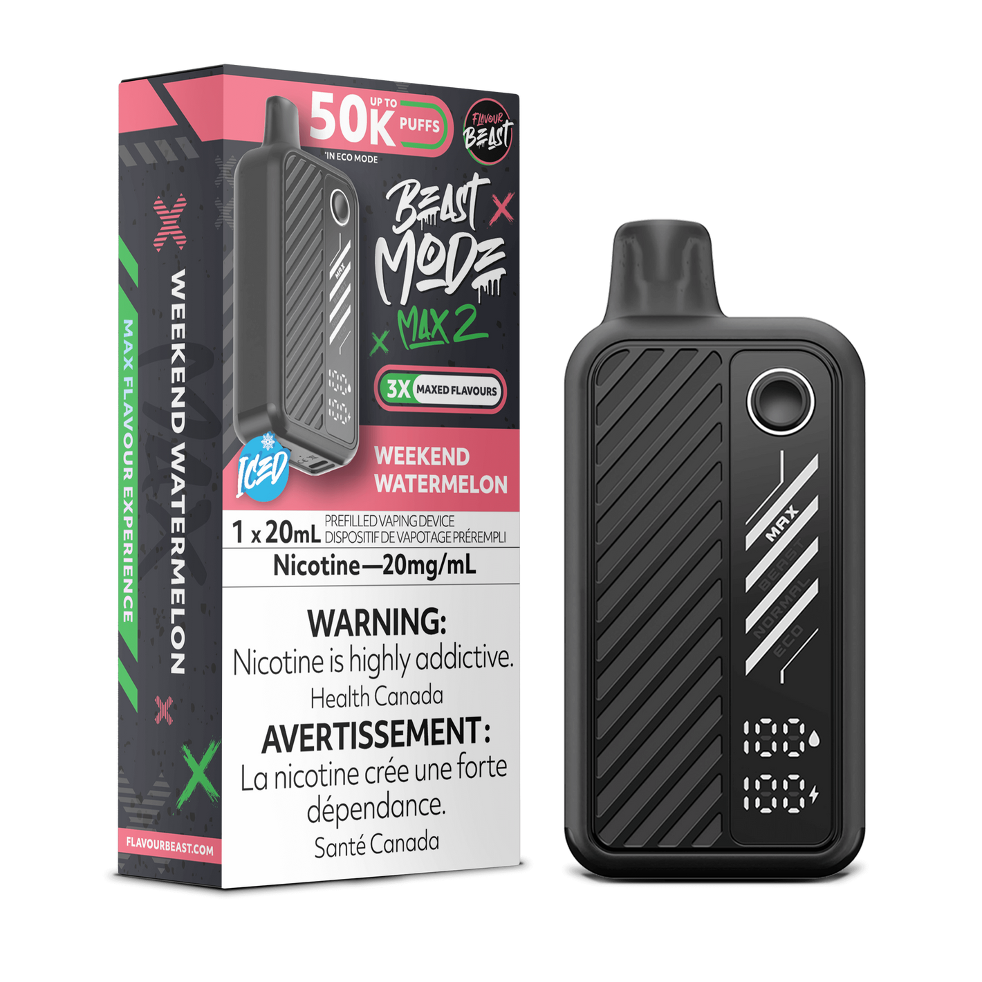 Flavour Beast Beast Mode Max 2- Weekend Watermelon