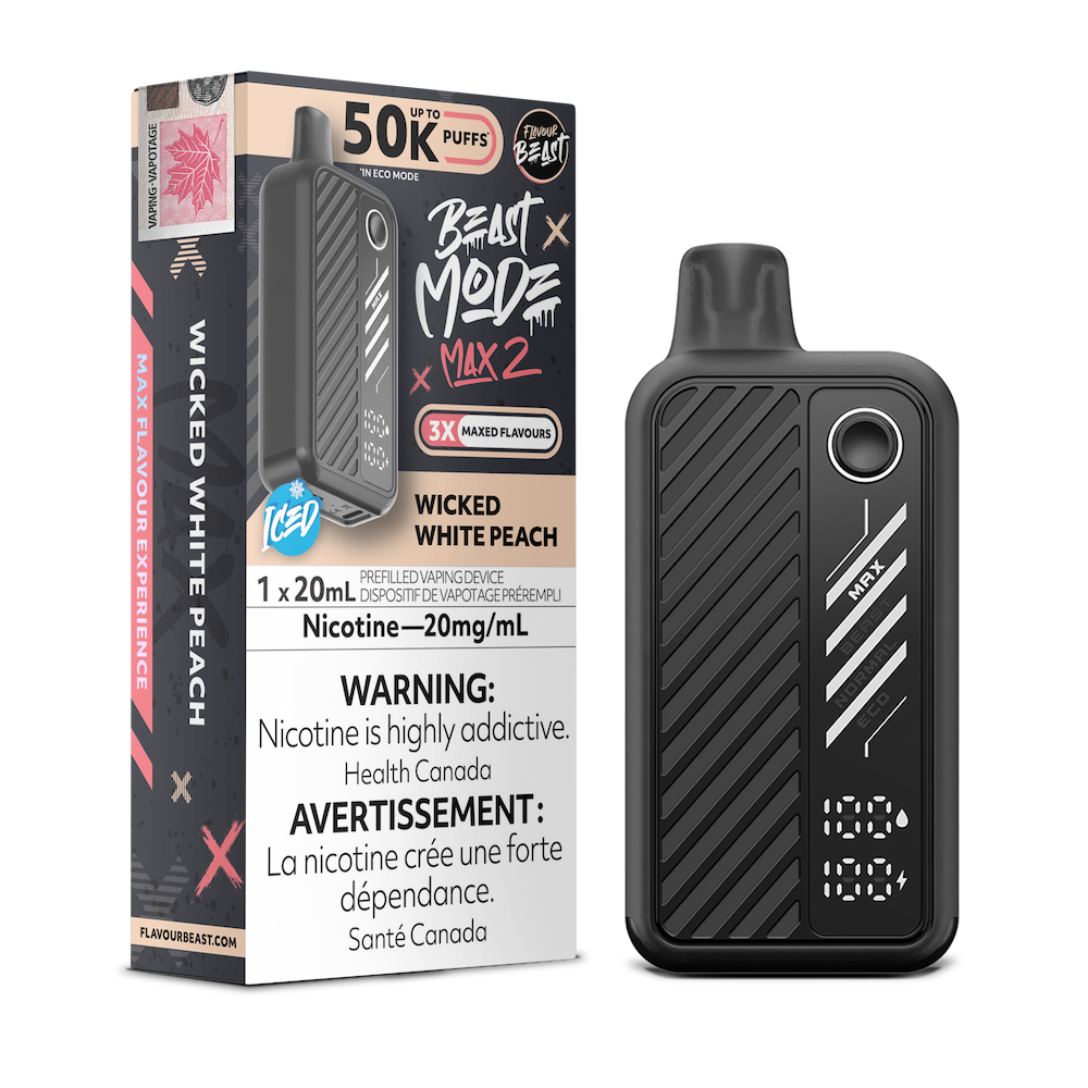 Flavour Beast Beast Mode Max 2 - Wicked White Peach