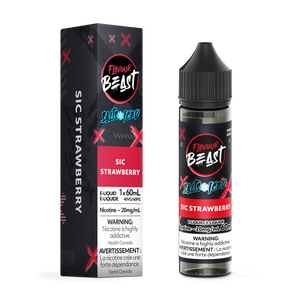 Flavour Beast Salts Iced Vape Juice - Sic Strawberry (60ml)