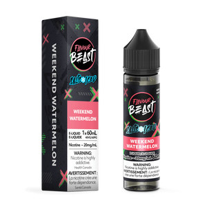 Flavour Beast ICE Salt Nic Vape Juice - Weekend Watermelon (60ml)