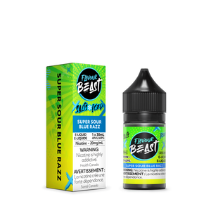 Flavour Beast ICE Salt Nic Vape Juice - Super Sour Blue Razz (30ml)