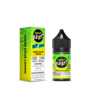 Flavour Beast ICE Salt Nic Vape Juice - Super Sour Lemon (30ml)